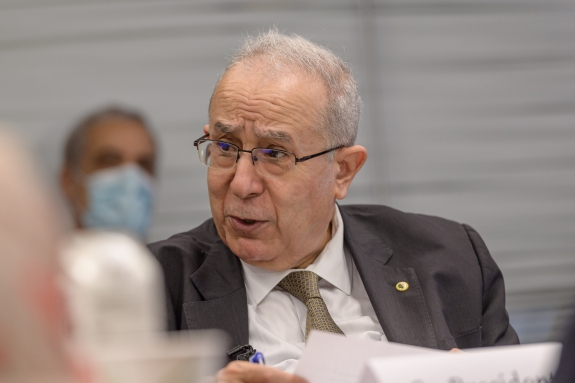Algerian Foreign Affairs Minister Ramtane Lamamra.