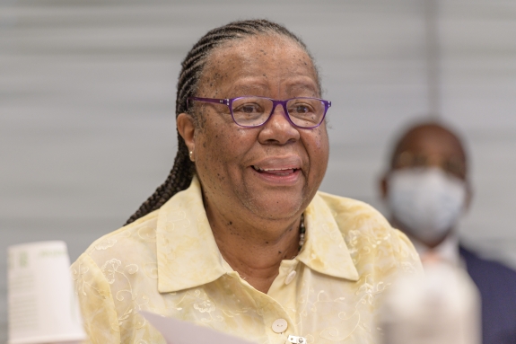 South Africa’s Minister of International Relations and Cooperation, Naledi Pandor.